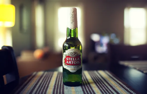 Bottle, beer, stella artois