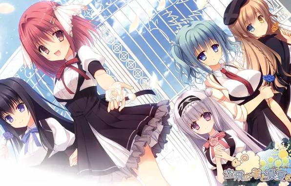 Picture girl, anime, uniform