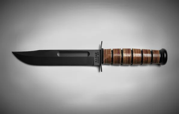Black and white, Knife, Knife, USMC, Black & White, Ka-Bar
