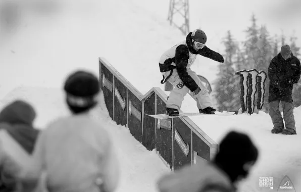 Picture photo, competition, snowboard, snowboarding, the descent, sport, black and white, guys