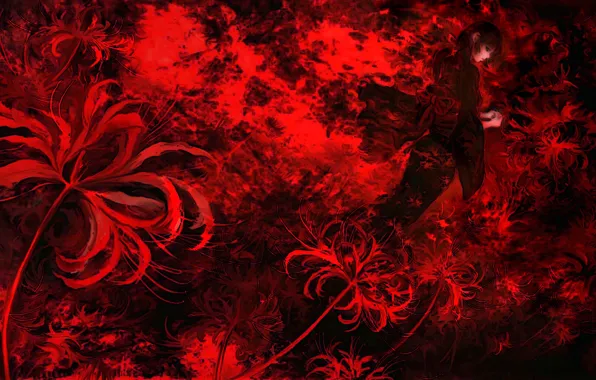 Picture girl, night, he lost his parents,