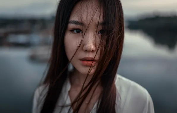 Picture girl, portrait, Oriental appearance, Juliana Naidenova