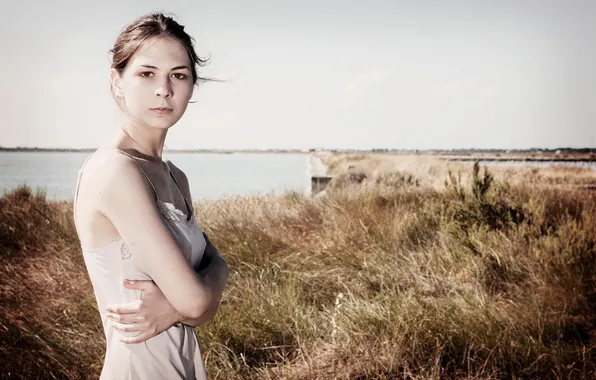 Look, girl, background