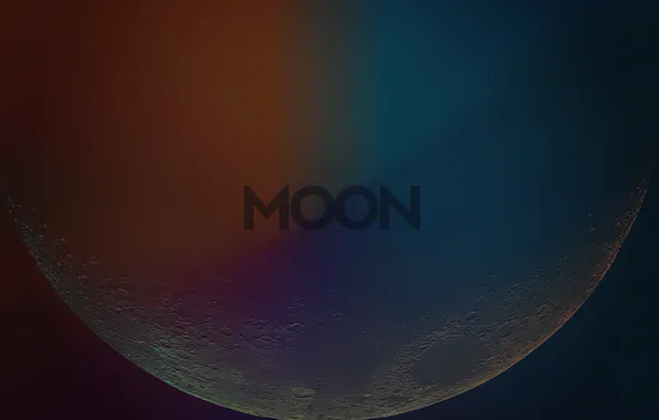 Picture background, Wallpaper, the moon, graphics, minimalism, art, picture
