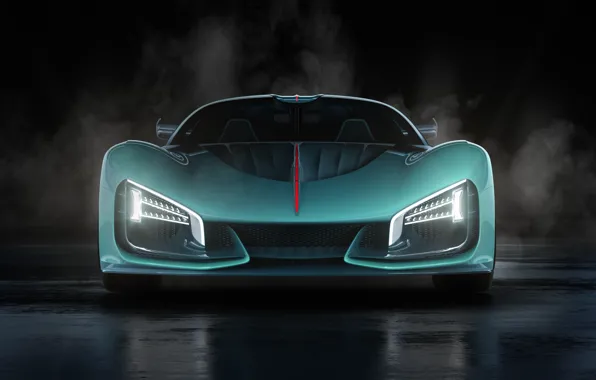 Front view, hypercar, 2019, HongQi S9, FAW