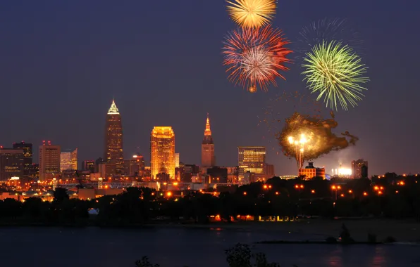 City, the city, USA, Cleveland, Ohio, Cleveland