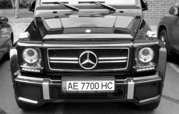 Picture Mercedes, black, tuning, Gelendevagen
