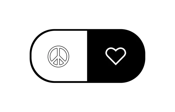 Love, the world, heart, minimalism, 4K