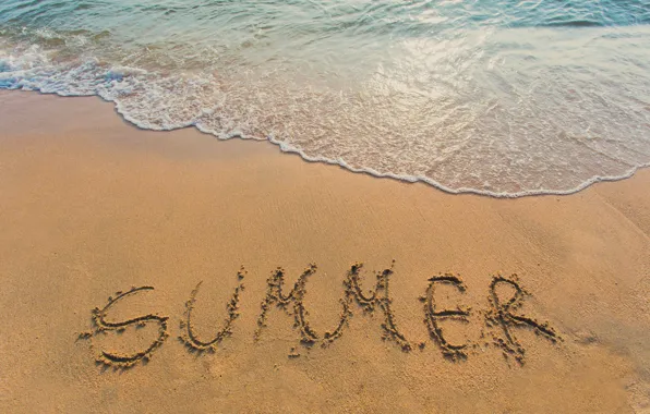 Sand, sea, wave, beach, summer, shore, summer, beach