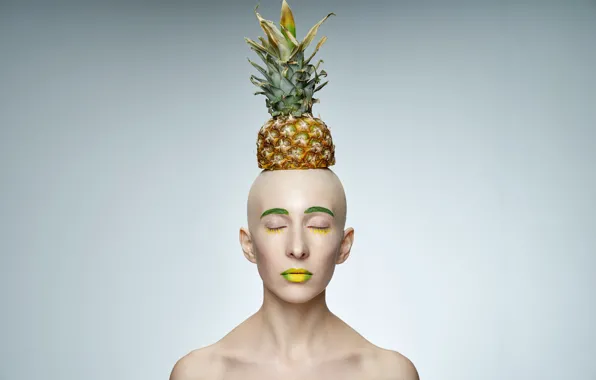 Picture face, art, pineapple, makeup, ( ͡° ͜ʖ ͡°), \_(Sport)_/