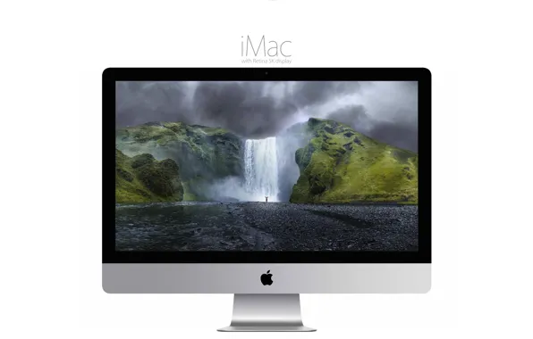 Picture Apple, pixels, display, the most stunningly, And the power, powerful iMac, to do beautiful, yet