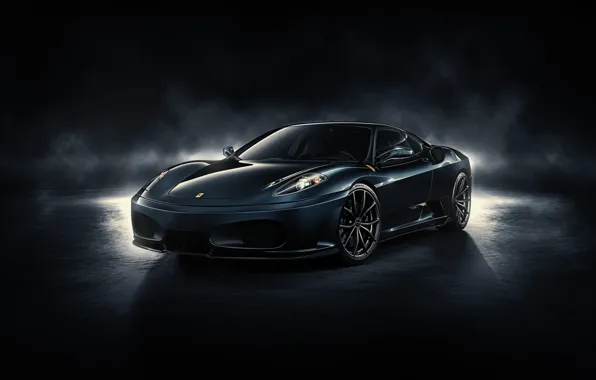 Picture F430, Ferrari, front, by DuronDesign, Midnight Black