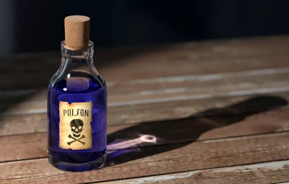 Picture wood, liquid, purple, miscellanea, Poison, bottle