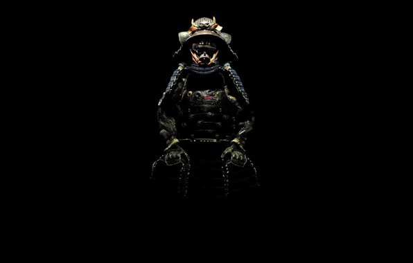 Picture shadow, samurai, costume