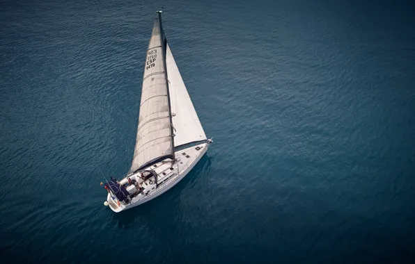 Sea, the way, the wind, sailboat, team, Yacht Point, training course, Training Course