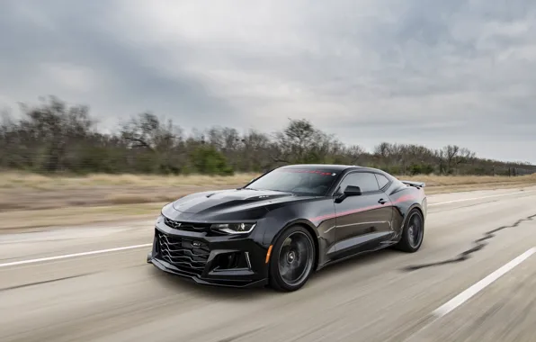 Chevrolet, Camaro, black, Hennessey, Hennessey Chevrolet Camaro ZL1 The Exorcist