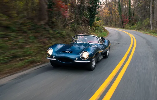 Picture Jaguar, road, speed, 1957, XKSS, Jaguar XKSS