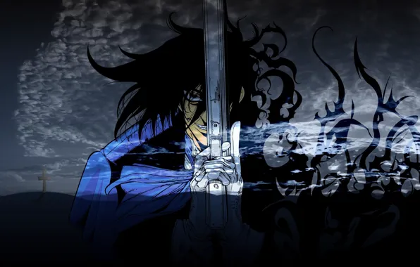 Gun, vampire, Hellsing, Hellsing
