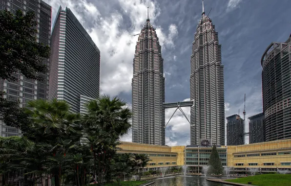 Picture the city, tower, Kuala Lumpur