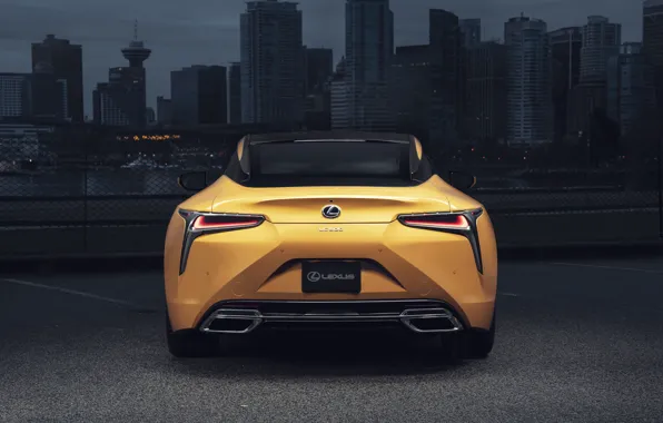 Lexus, rear view, LC 500, 2019, Inspiration Series