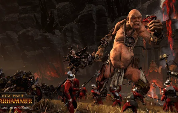 Giant, fantasy, battle, fantasy, the battle, warhammer, orcs, total war