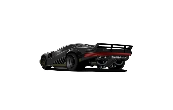 Minimalism, The game, Style, Background, Car, Art, Cyberpunk 2077, Cyberpunk