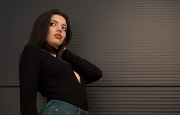 Picture model, face, background, Julia