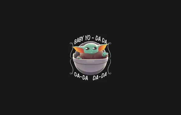 Picture art, art, Iodine, Yoda, baby