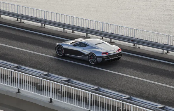 Concept, bridge, One, the view from the top, Rimac, 2016