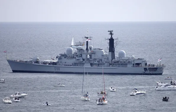 Ships, yachts, military