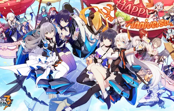 Girls, characters, Honkai Impact 3rd