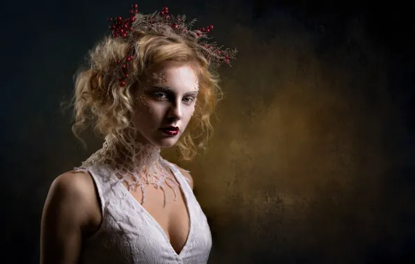 Portrait, makeup, neckline, hairstyle, wax, Alfonso Novillo