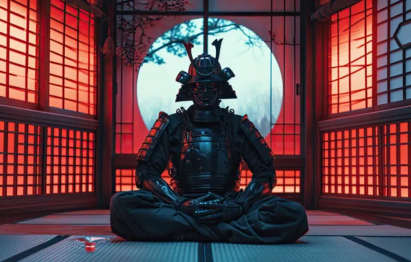 House, samurai, japanese, meditation, traditional