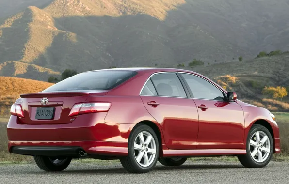 Picture machine, auto, red, toyota, 2009, Toyota, camry, Camry