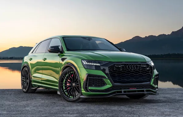 Picture mountains, tuning, Audi, power, water surface, exterior, ABT Sportline, Audi RSQ8-R