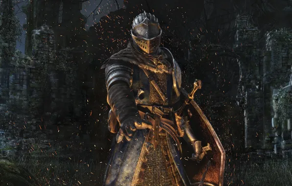 Picture Armor, Ruins, Armor, Knight, Dark Souls, Namco Bandai Games, From Software, Remastered