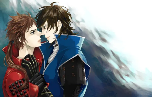 Art, guys, two, Sengoku Basara, The Era Of Unrest