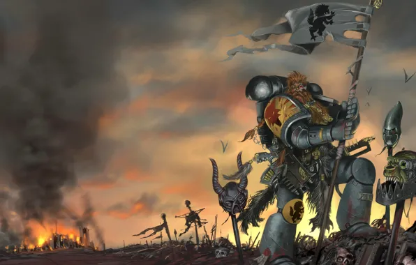 Picture Warhammer 40000, Space Wolves, The Space Wolves