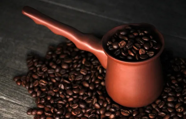 Picture background, mood, background, coffee beans, coffee, Turk, ceramics, the coffee tradition