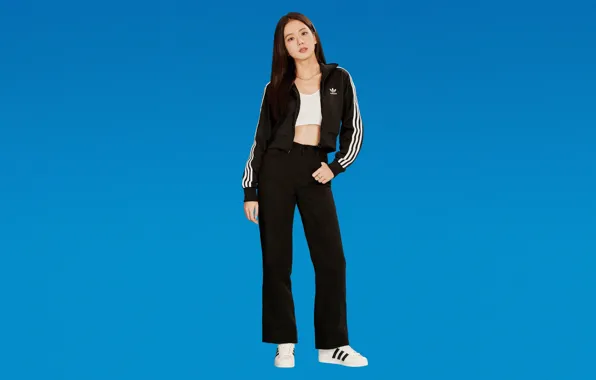 Adidas, Wallpaper for desktop, kpop, blackpink, blackpink, kim jisoo, kim jisoo, kim ji soo