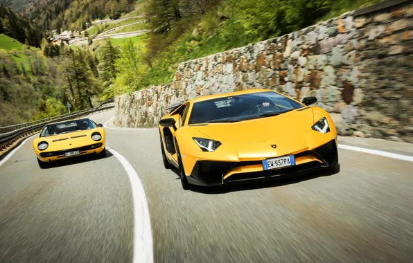 Auto, Lamborghini, Machine, 1971, Lights, Car, LP700-4, Aventador