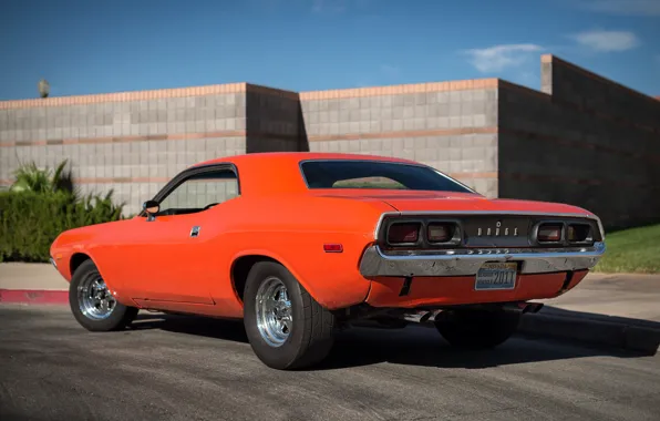 Picture Dodge, Challenger, muscle car, 1974