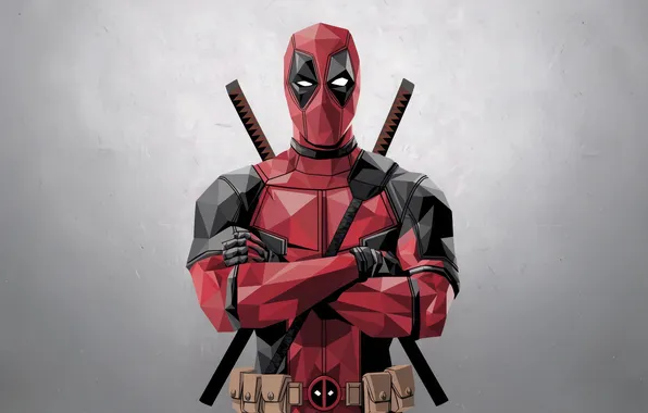 Picture deadpool, poly