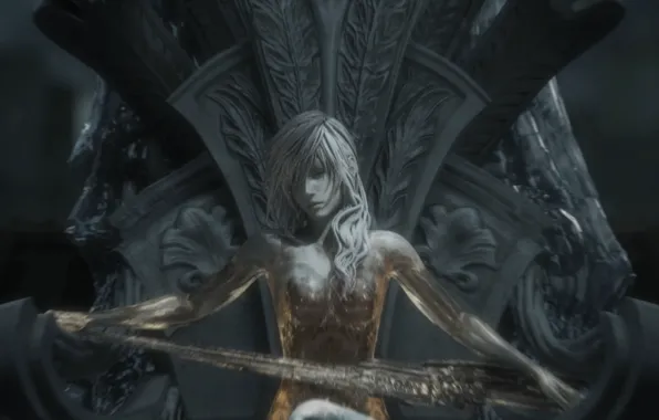 Picture lightning, Final Fantasy, Lightning, the throne, transformation