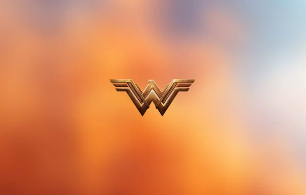 Picture cinema, red, logo, Wonder Woman, yellow, orange, movie, hero
