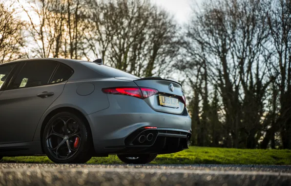 Picture Alfa Romeo, close-up, Giulia, Alfa Romeo Giulia Quadrifoglio NRING