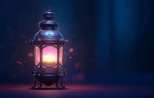Light, night, the dark background, pattern, candle, Christmas, flashlight, lantern
