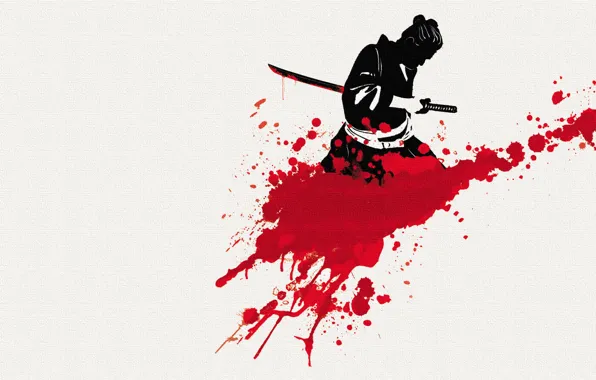 Picture background, sword, katana, samurai, male
