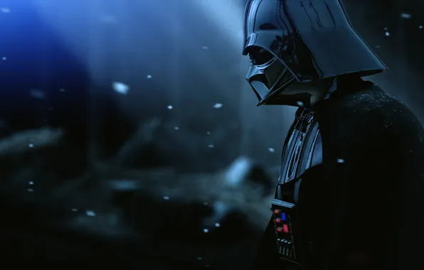 Picture Star Wars, Darth Vader, Snow, Movie, Film, Pearls, The Force Unleashed II, Armor