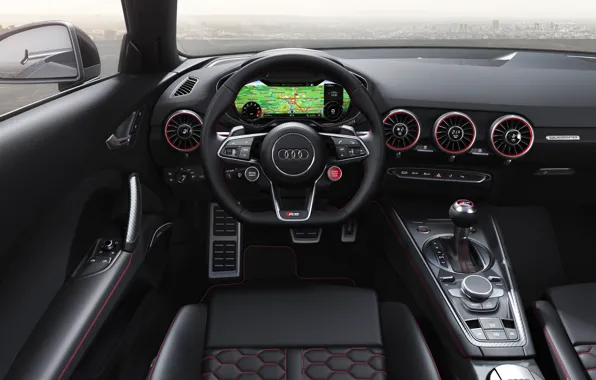 Audi, Roadster, salon, TT RS, 2019